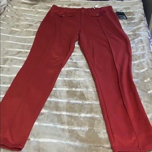 Burnt orange leggings